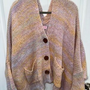 Pink Lily Pastel Knit Cardigan